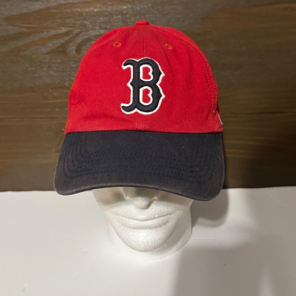 '47 Brand Boston Red Sox Franchise Fitted Hat Recycled Red Navy Unisex Medium EX